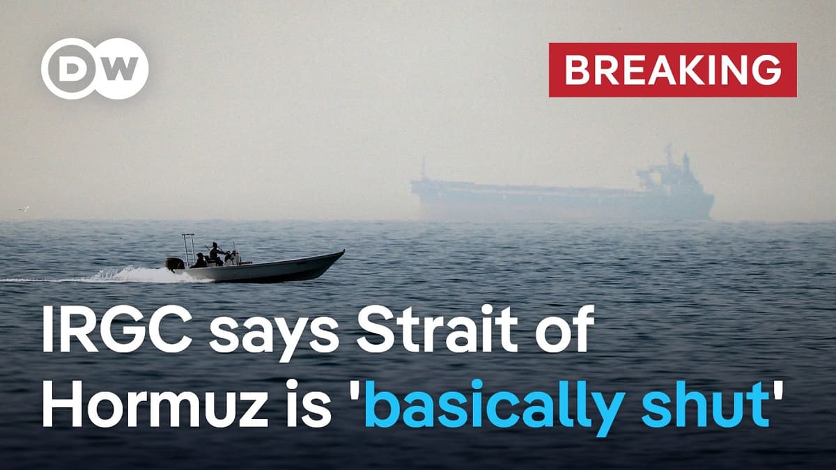 Why Closing the Strait of Hormuz Could Have Devastating Effects on Global Oil Shipping | DW News