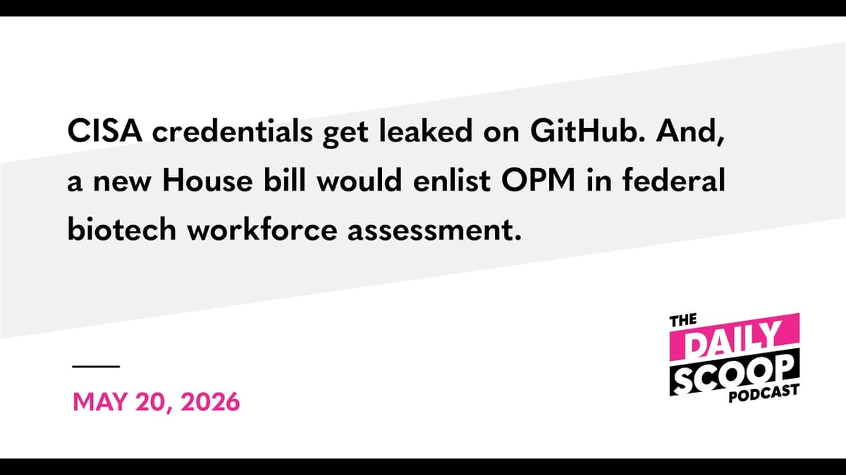 CISA Credentials Get Leaked on GitHub