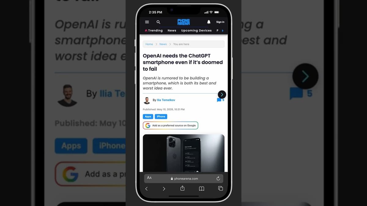 So. The ChatGPT Phone.