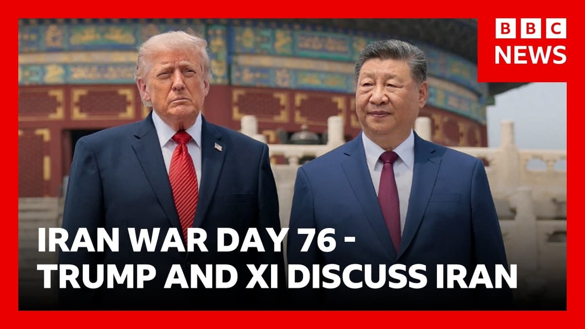 Iran Asks Brics Allies to Condemn US and Israel as Trump and Xi Discuss Strait of Hormuz | BBC News