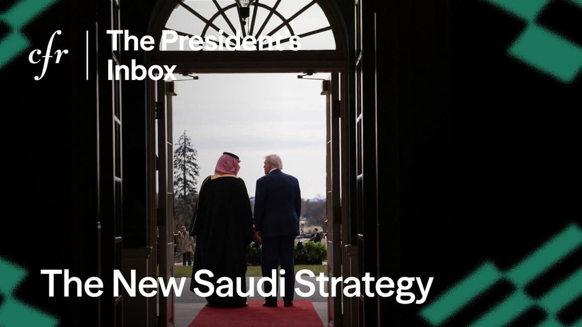The New Saudi Strategy, With F. Gregory Gause III