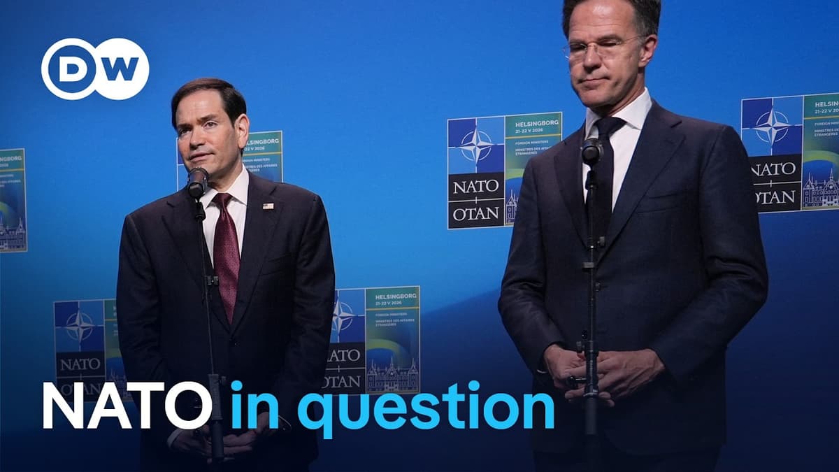 'Why Is NATO Good for America?' Rubio Questions Alliance as Trump Shifts Troops | DW News