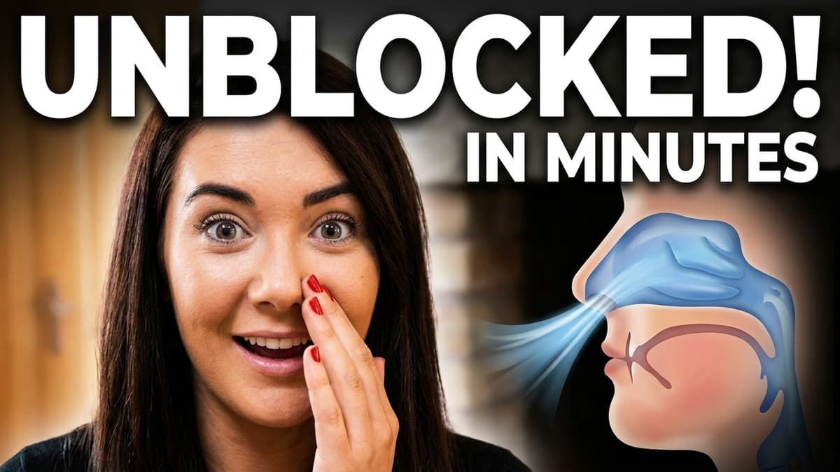 Unblock Your Nose Without Medication in Minutes - Buteyko Method