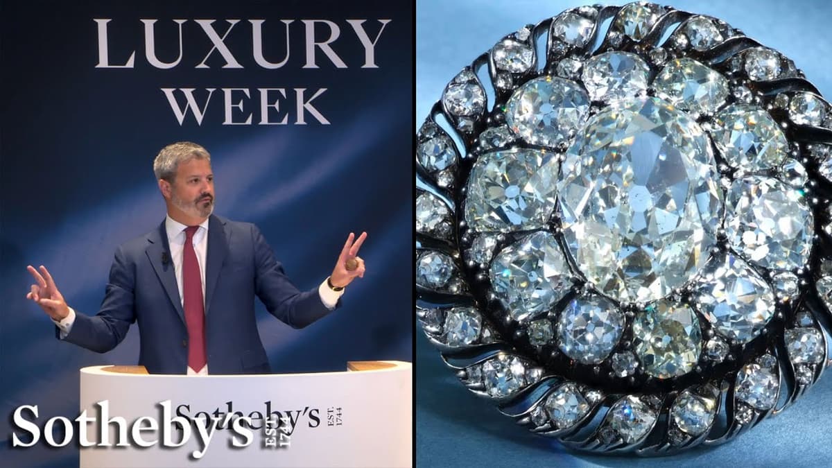 Napoleon's 200-Year-Old Diamond Brooch From Waterloo Auctions for 30X Estimate at Sotheby's