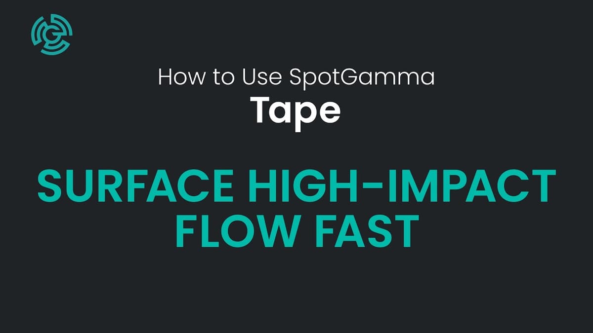 Tape #2: Surface High-Impact Flow Fast | SpotGamma