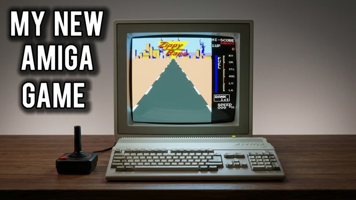 I Made a New Amiga Game - Zippy Race!