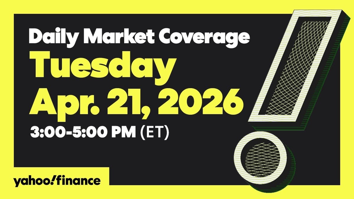 Live: Stocks Fall Into the Red During Contentious Warsh Hearing | Apr. 21, 2026