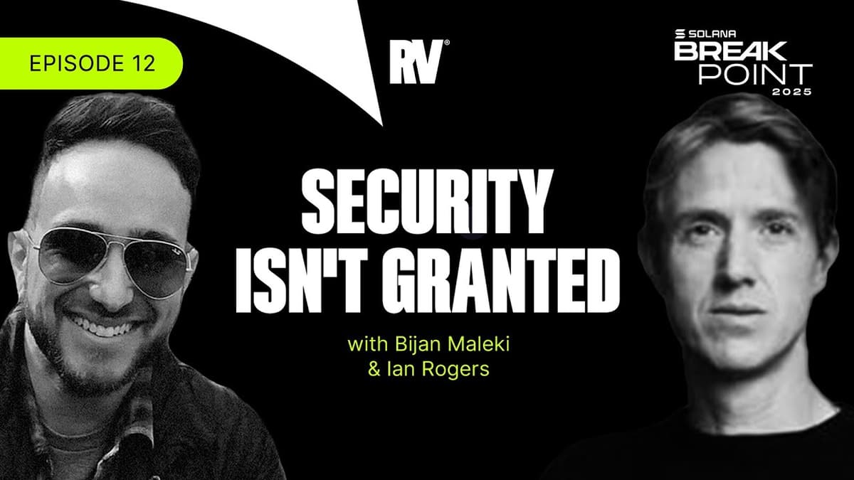 Don't Take Crypto Security for Granted Ft. Ian Rogers From Ledger