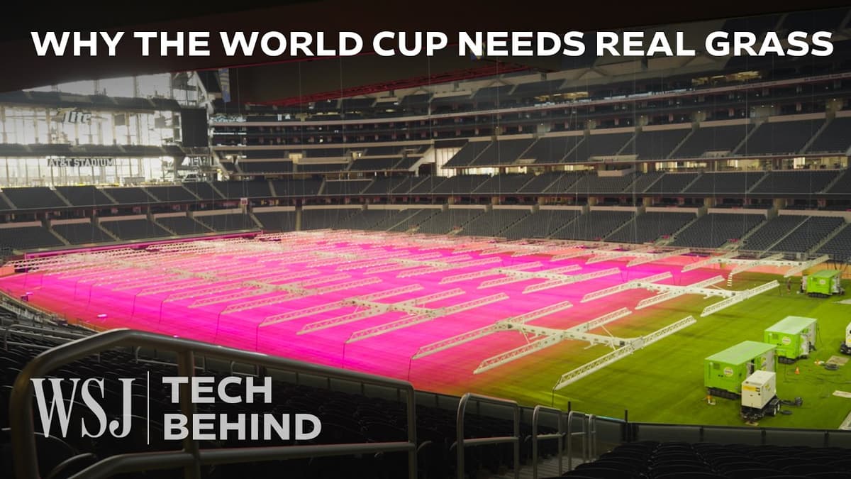 Why FIFA Is Staking Its $3.8B World Cup on This Grass Experiment | WSJ Tech Behind