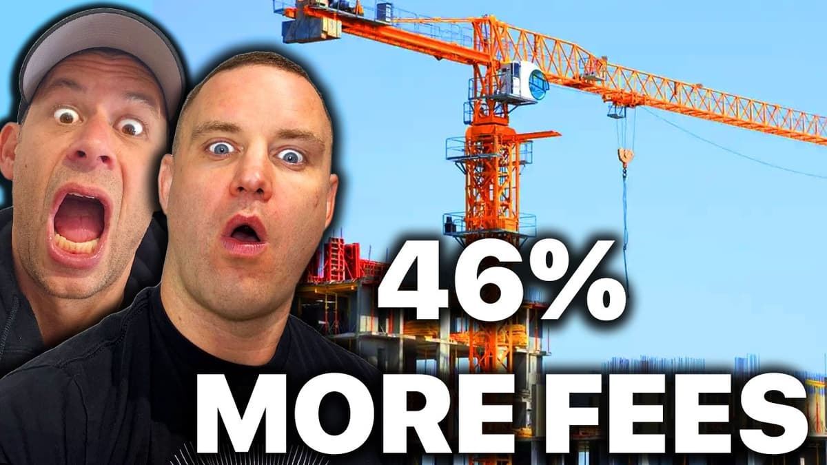 Toronto RAISED Development Charges 46% In ONE YEAR!