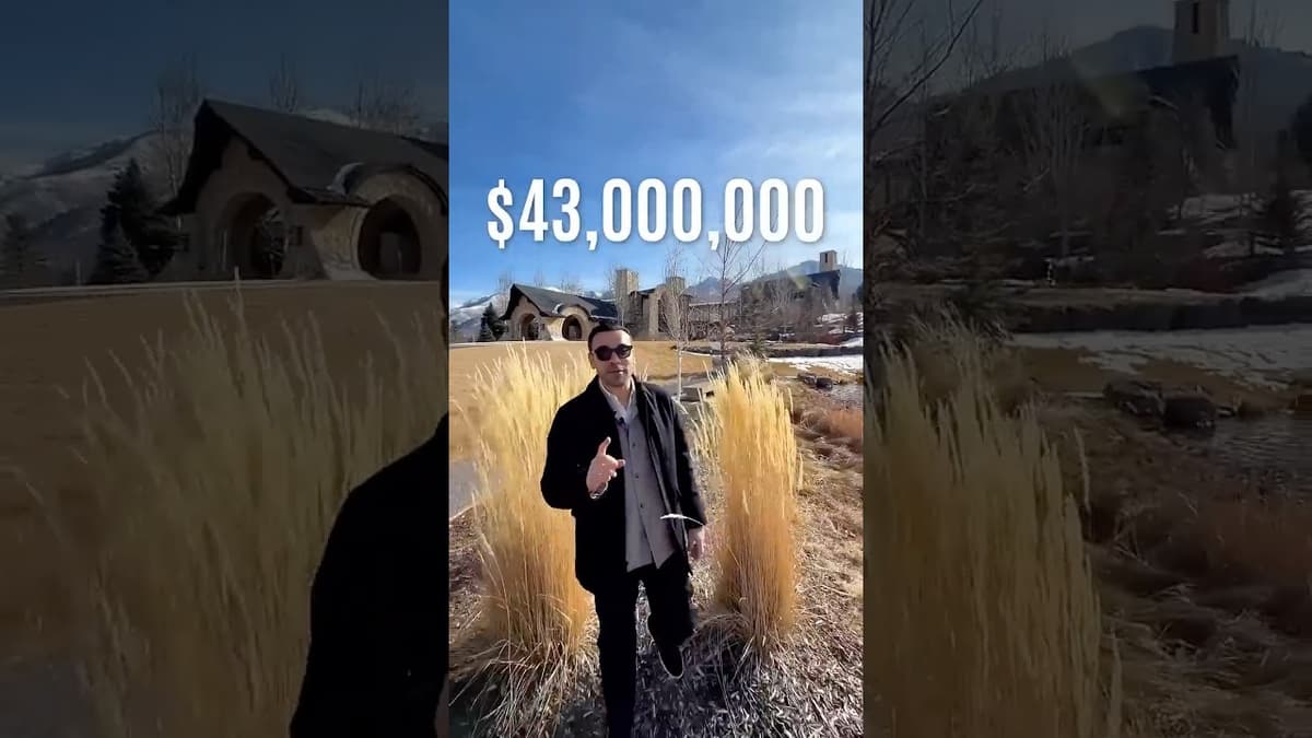 $43,000,000 MOUNTAIN Mansion In The Middle Of Nowhere!