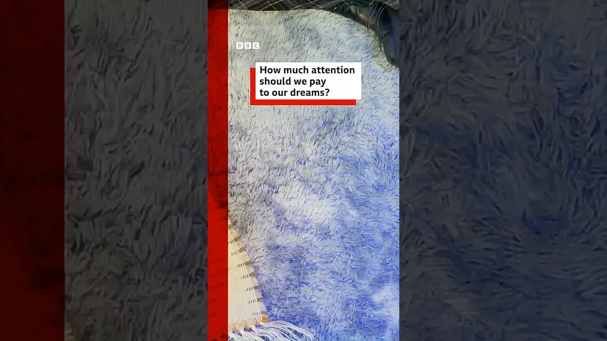 How Much Attention Should We Pay to Our Dreams? #Dreams #Sleep #BBCNews