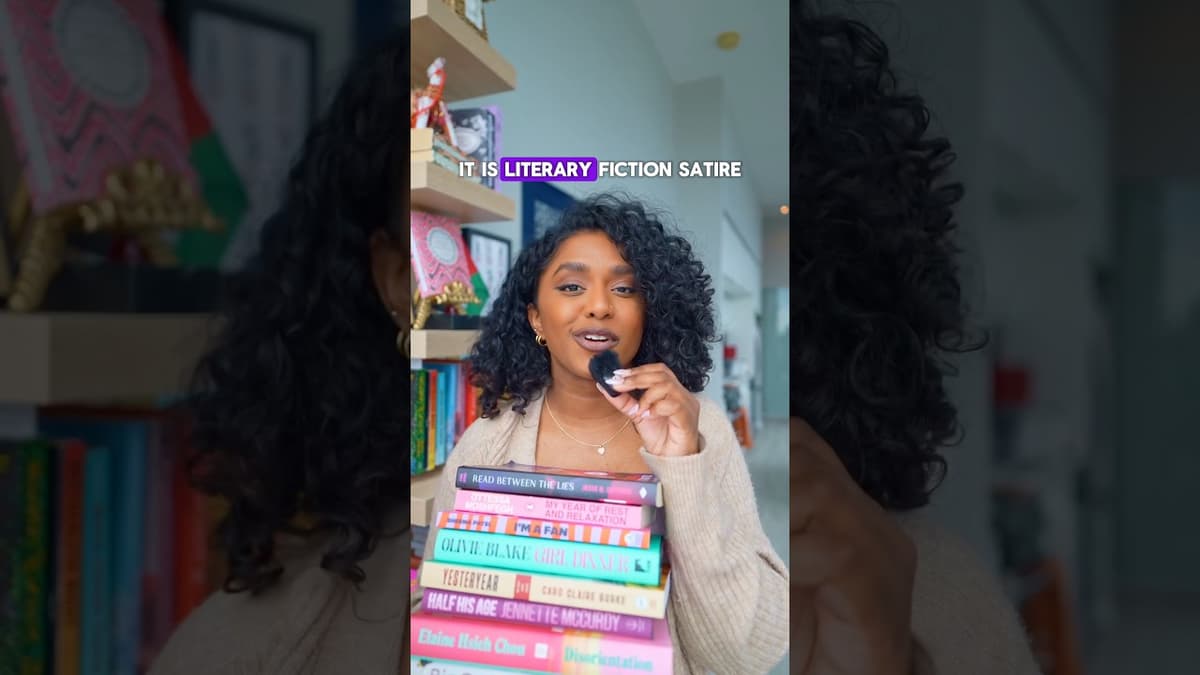 LITFIC SATIRE BOOK RECS! I Love Messy Main Characters 😂📖 #bookrecs #bookstoread #bookish