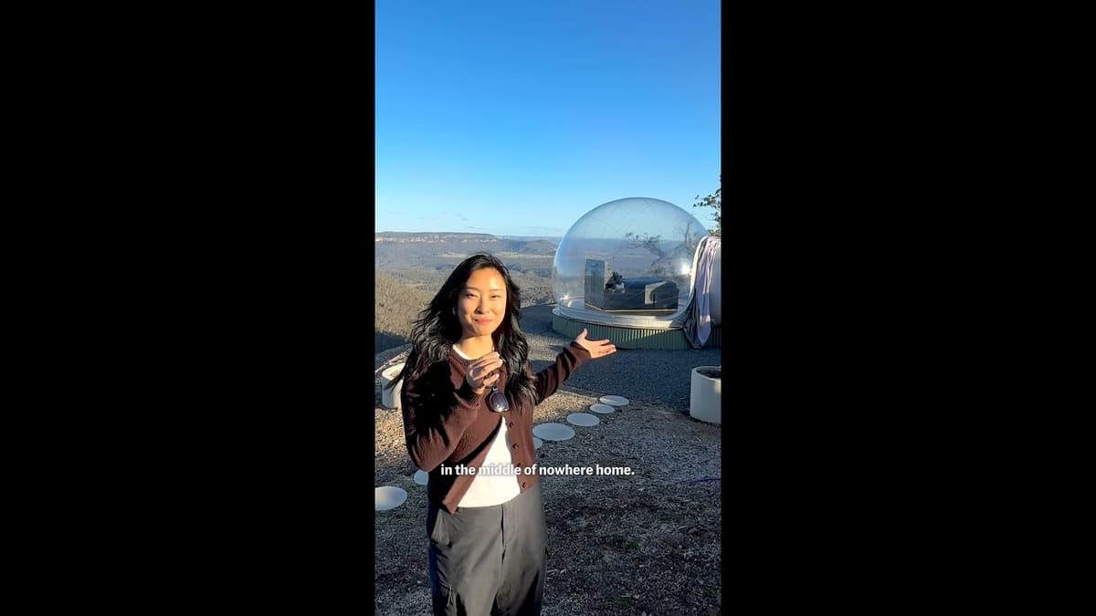 Bubble Tent Glamping Outside Sydney