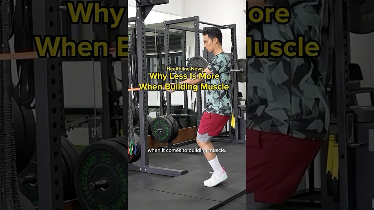 Is Less Actually More when It Comes to Building Muscle? #healthline #healthyhabits #weightloss