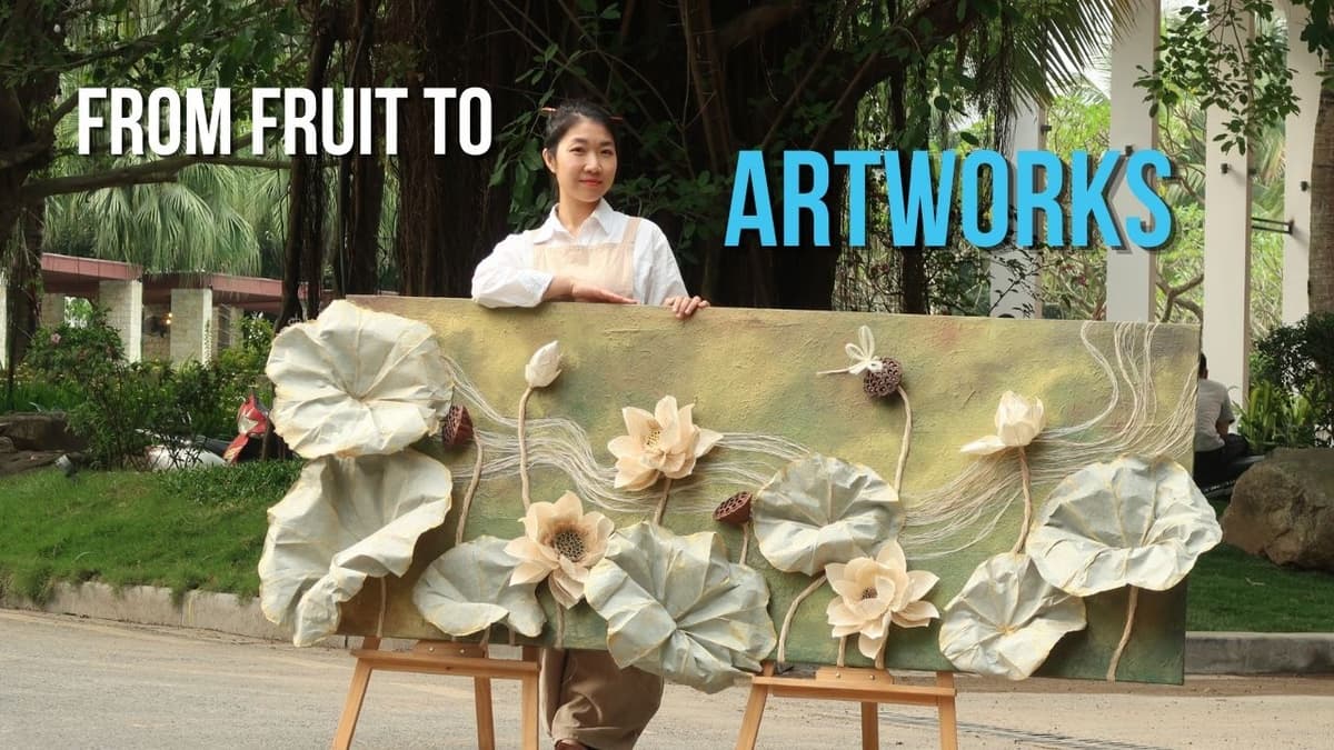 From Fruit to Artworks | Hành Trình Tái Sinh Sợi Chuối Thành Nghệ Thuật