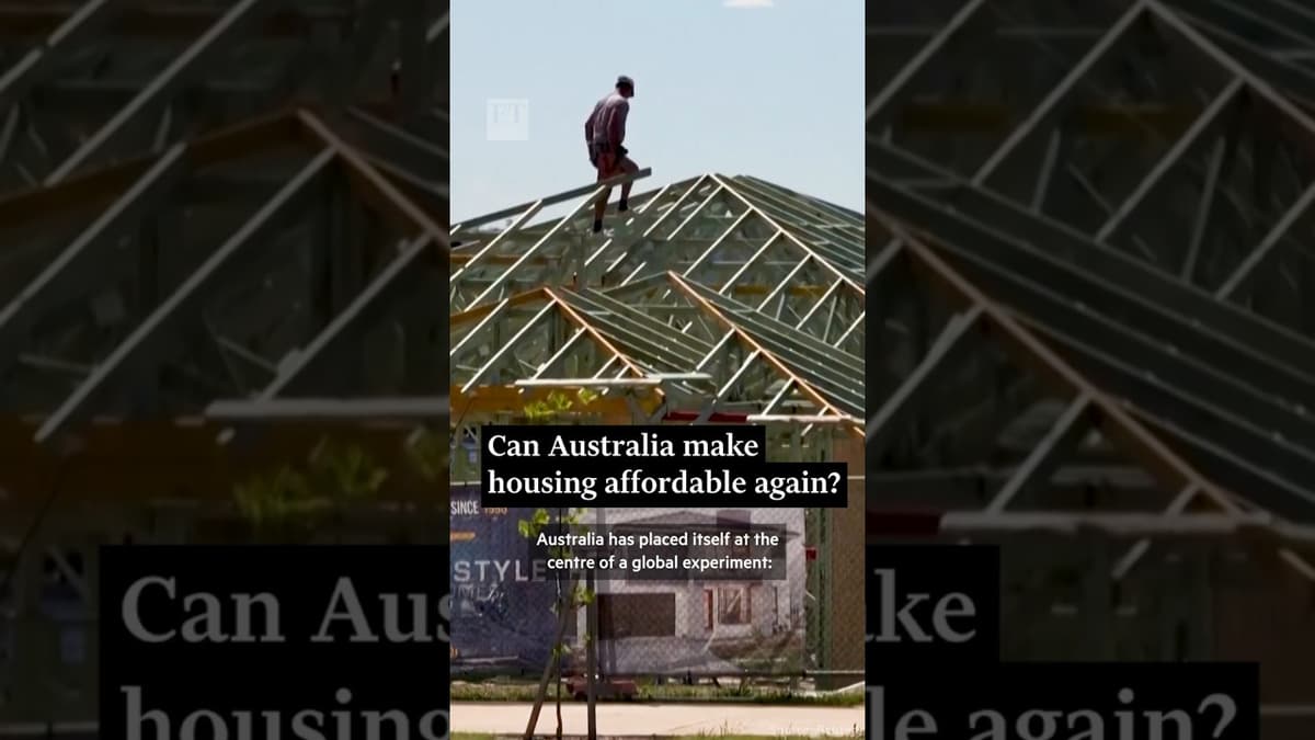 Australia’s Attempt to Create a Fair Housing Market FT #shorts