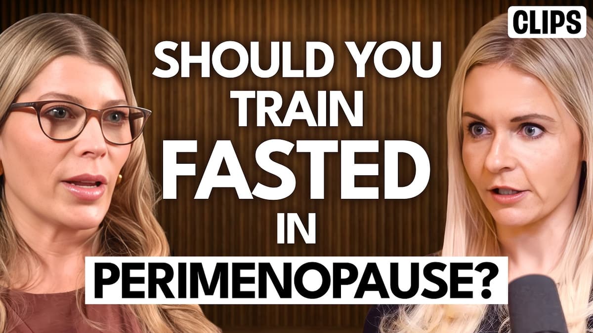 Is Fasted Training Actually Bad for Women in Perimenopause? | Dr. Lauren Colenzo-Semple