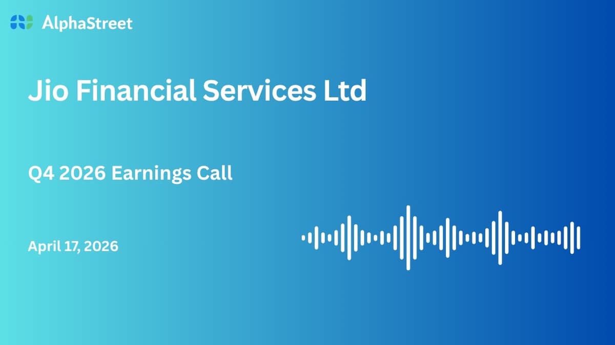 Jio Financial Services Ltd Q4 FY2025-26 Earnings Conference Call