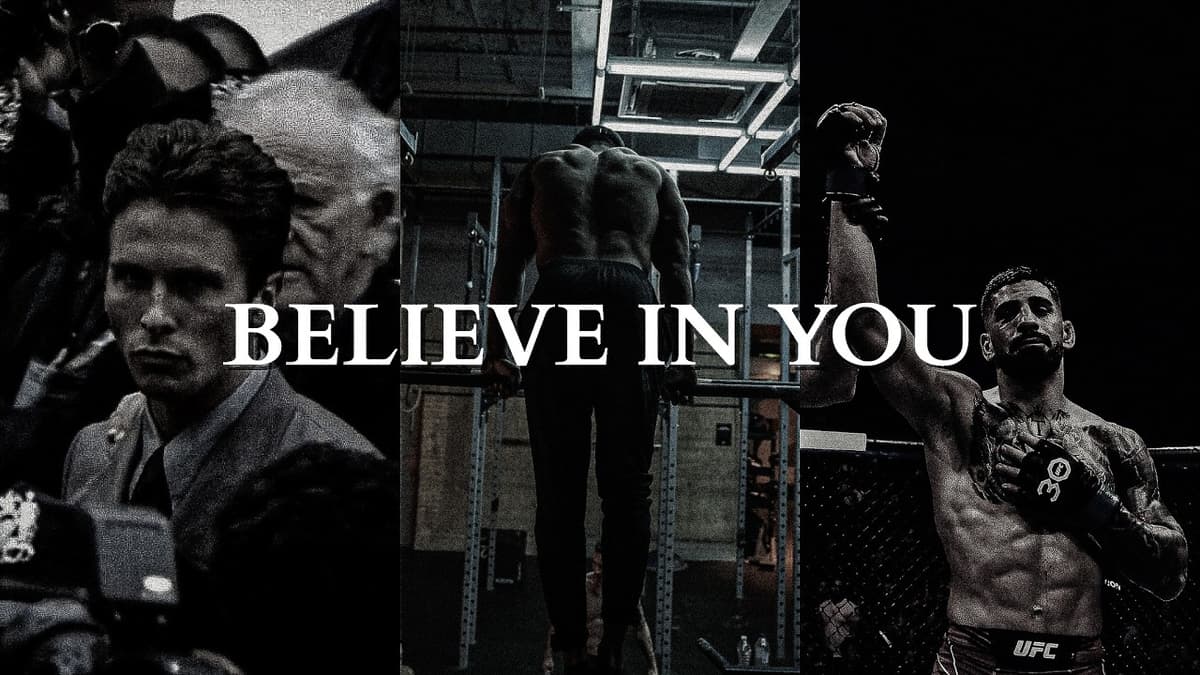 YOU HAVE TO BELIEVE IN YOURSELF. SELF BELIEF IS SELF BUILT - Powerful Motivational Speech Video