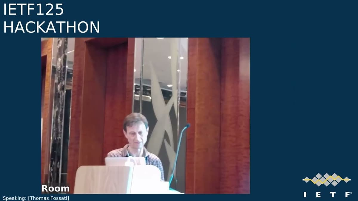 IETF 125: Hackathon (HACKATHON) 2026-03-15 06:00