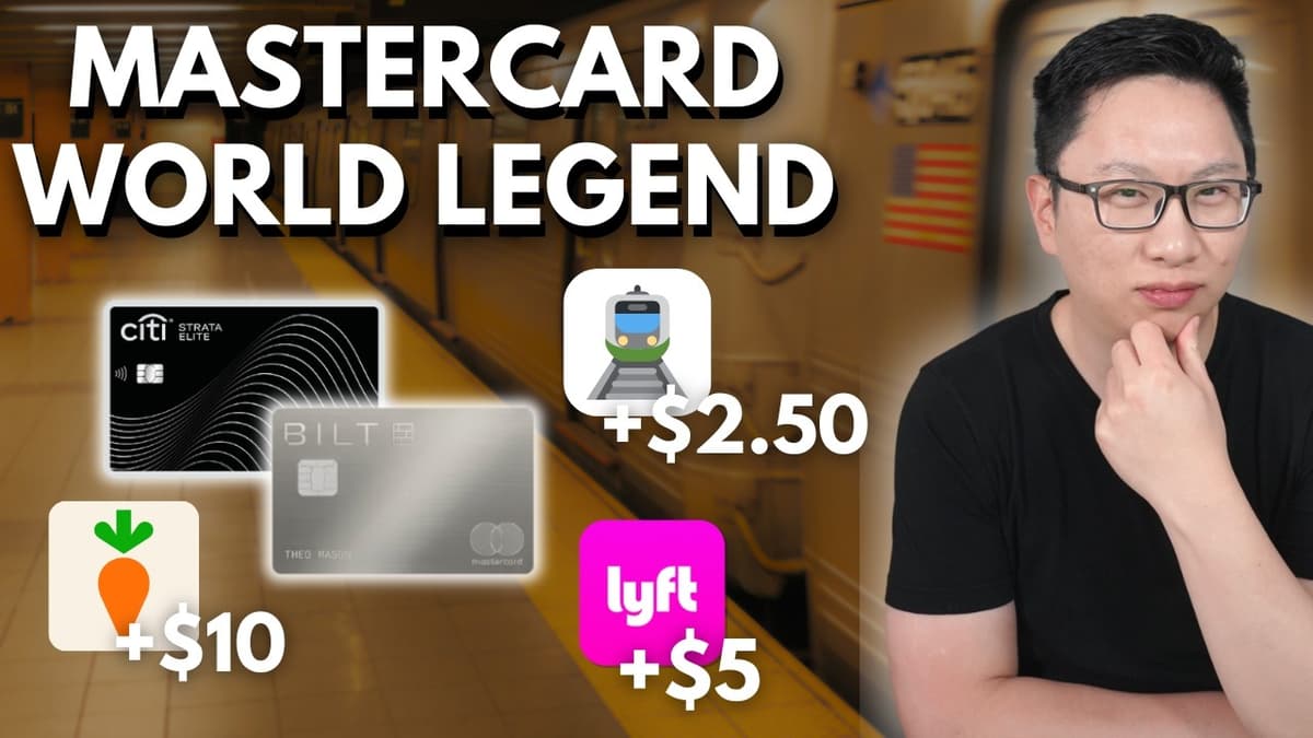 NEW Mastercard World Legend: Visa Infinite Competitor | Bilt Palladium, Citi Strata Elite