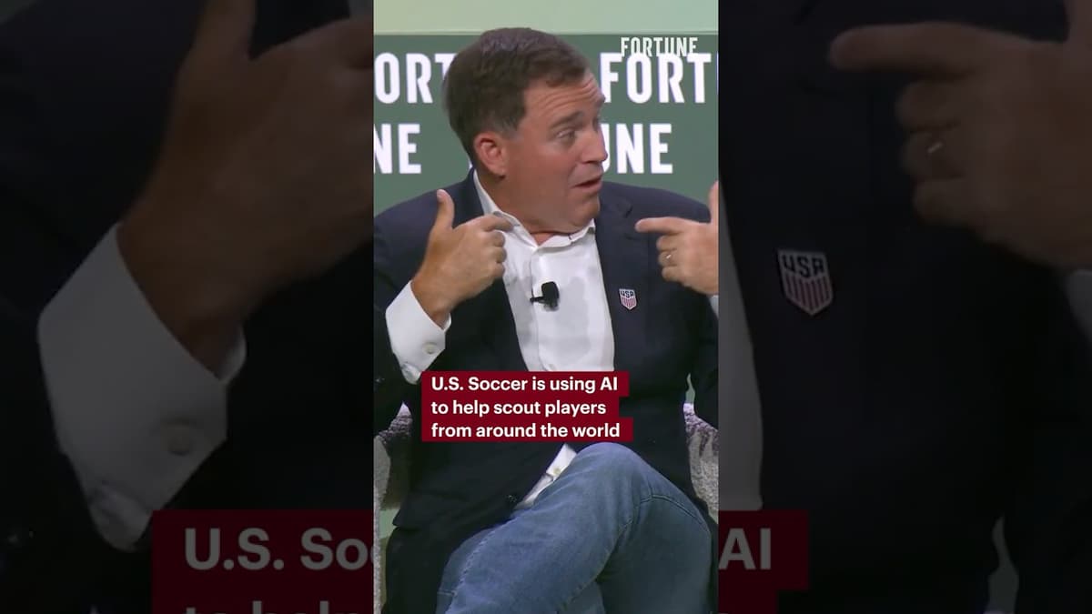 U.S. Soccer Is Using AI to Help Scout Players From Around the World