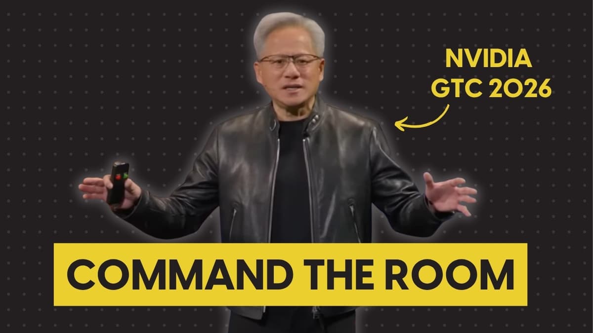 3 Techniques Jensen Huang Used to Keep 20k People on the Edge of Their Seats at GTC 2026