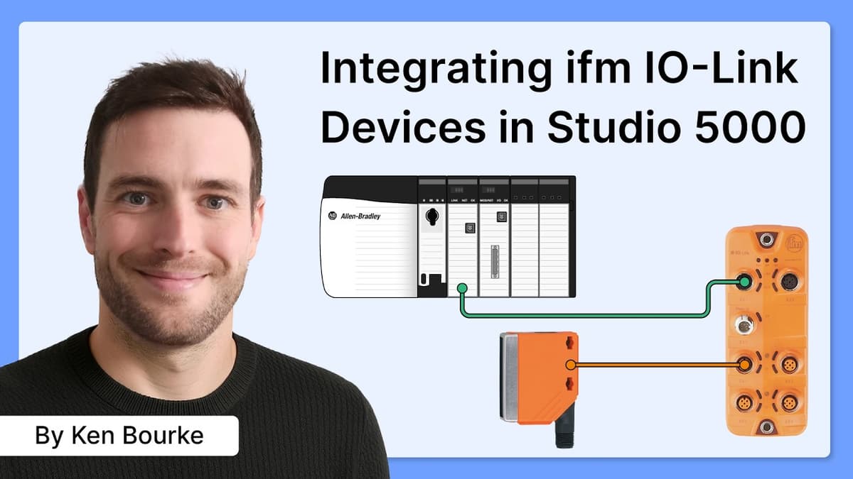 Integrating Ifm IO-Link Devices in Studio 5000 Logix Designer