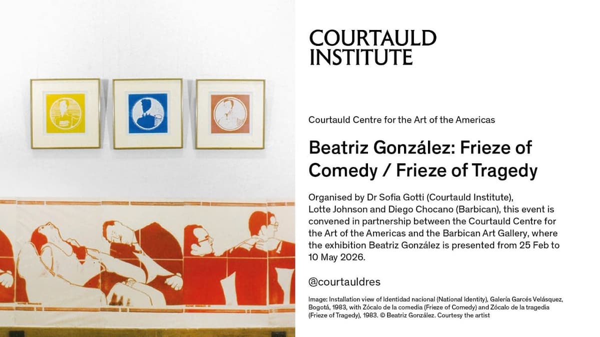Beatriz González: Frieze of Comedy / Frieze of Tragedy