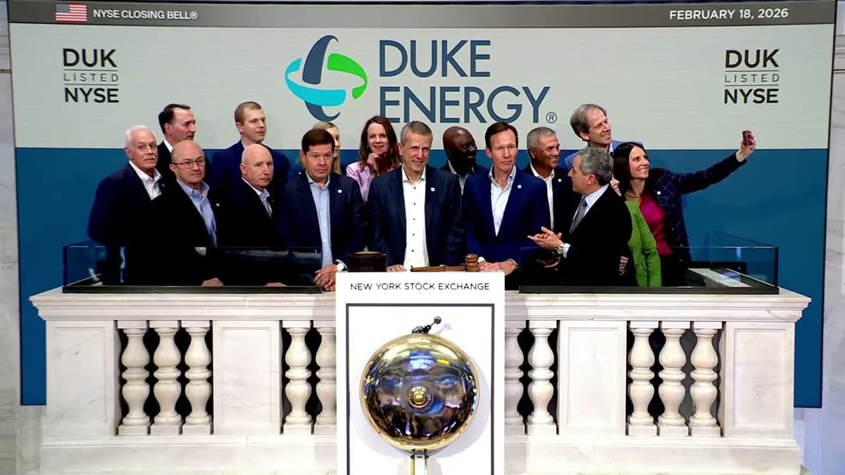 The NYSE Welcomes Duke Energy to Ring the Closing Bell. (NYSE: DUK)