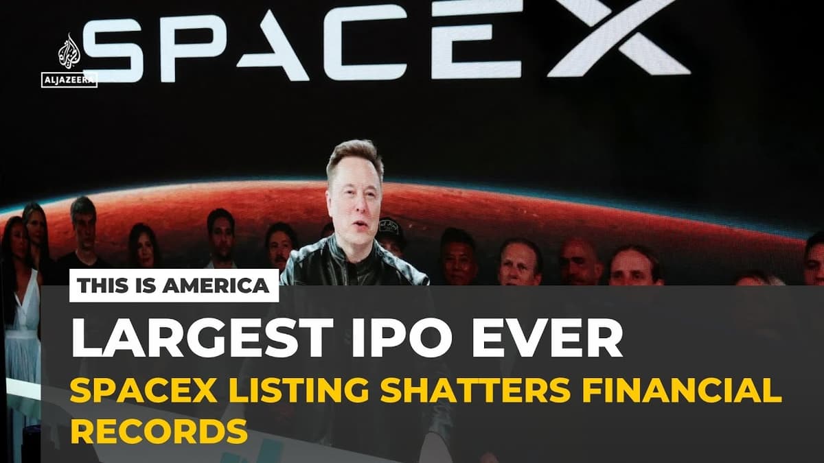 SpaceX Listing Shatters Financial Records | This Is America
