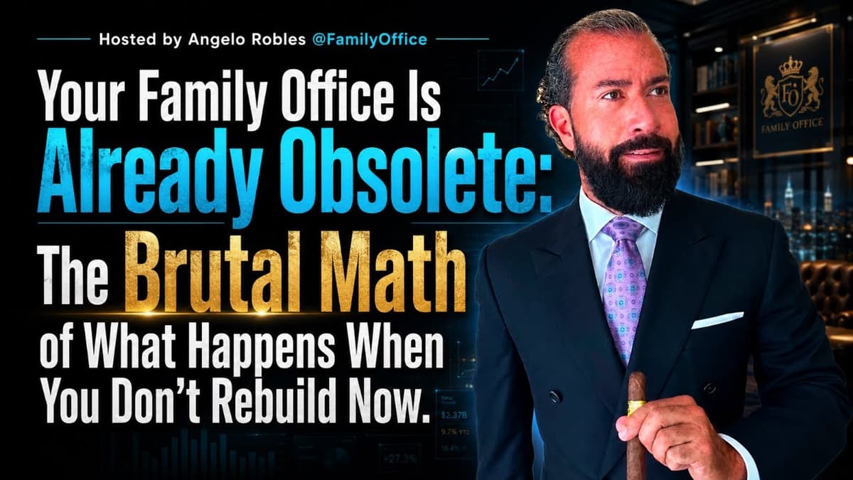 Your Family Office Is Already Obsolete 📱