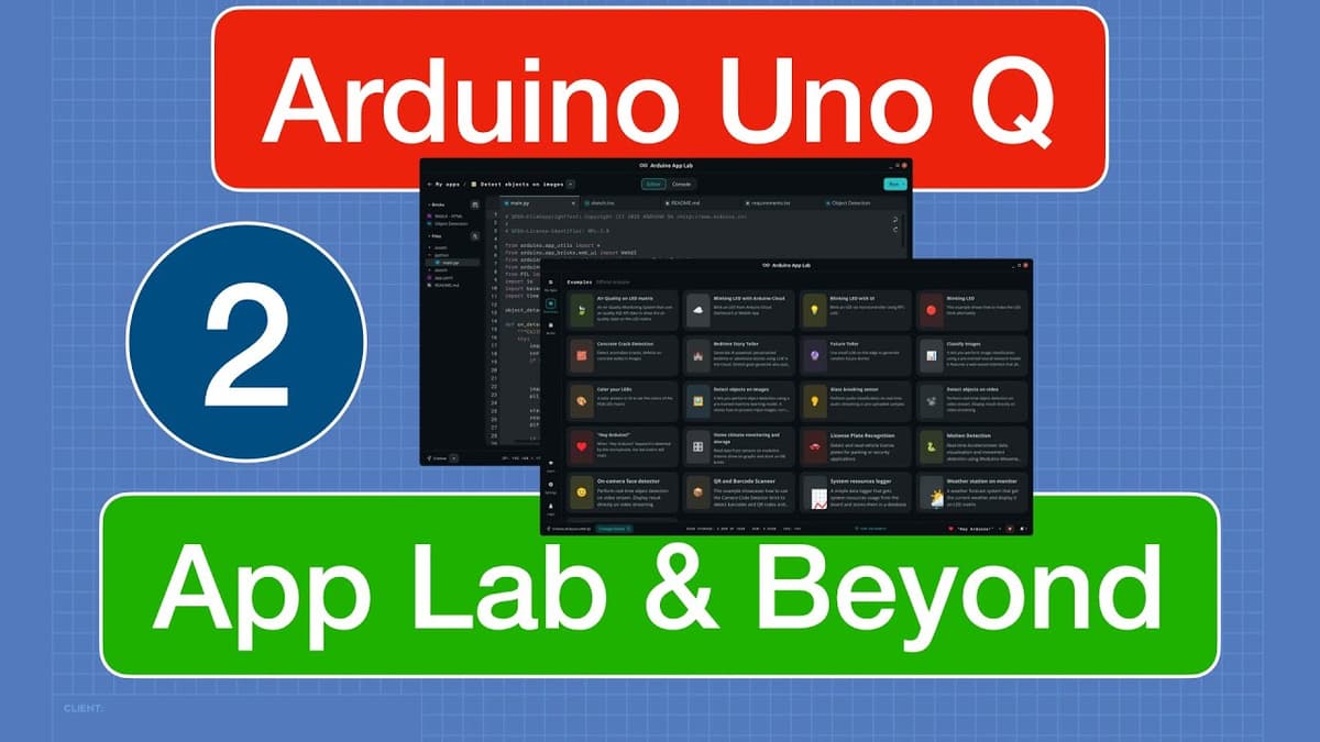 Build an App with Arduino App Lab  - Arduino Uno Q Part 2