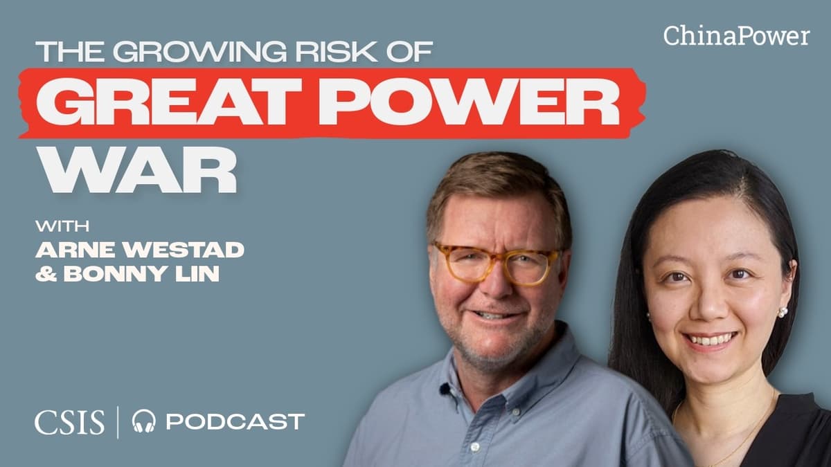 The Growing Risk of Great Power War: A Conversation with Arne Westad