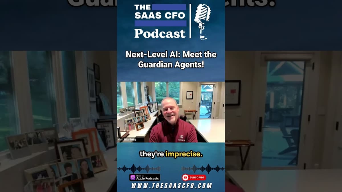 Next Level AI: Meet the Guardian Agents! #saas #podcast #ai #shorts #markupai
