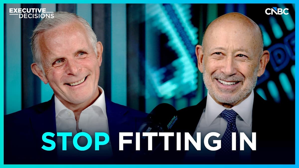 Stop Trying to Fit In | Former Goldman Sachs CEO Lloyd Blankfein