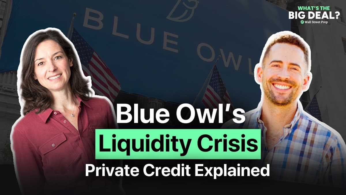 Blue Owl's Liquidity Crisis (Private Credit Explained)