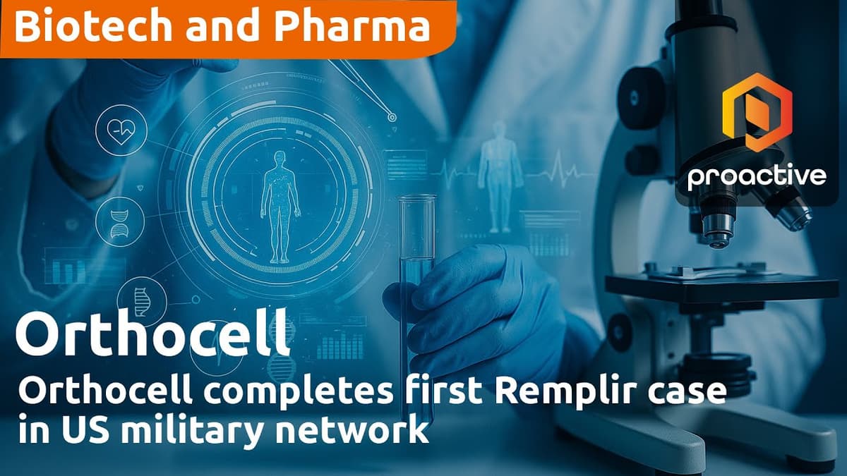 Remplir Validation Builds on Orthocell's US Opportunity