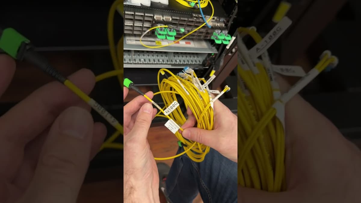 With New 800GbE Switching and the Mass of Breakout Cables, Organization Is Increasingly Critical.