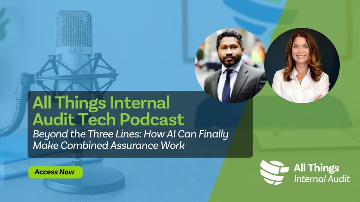 Beyond the Three Lines: How AI Can Finally Make Combined Assurance Work