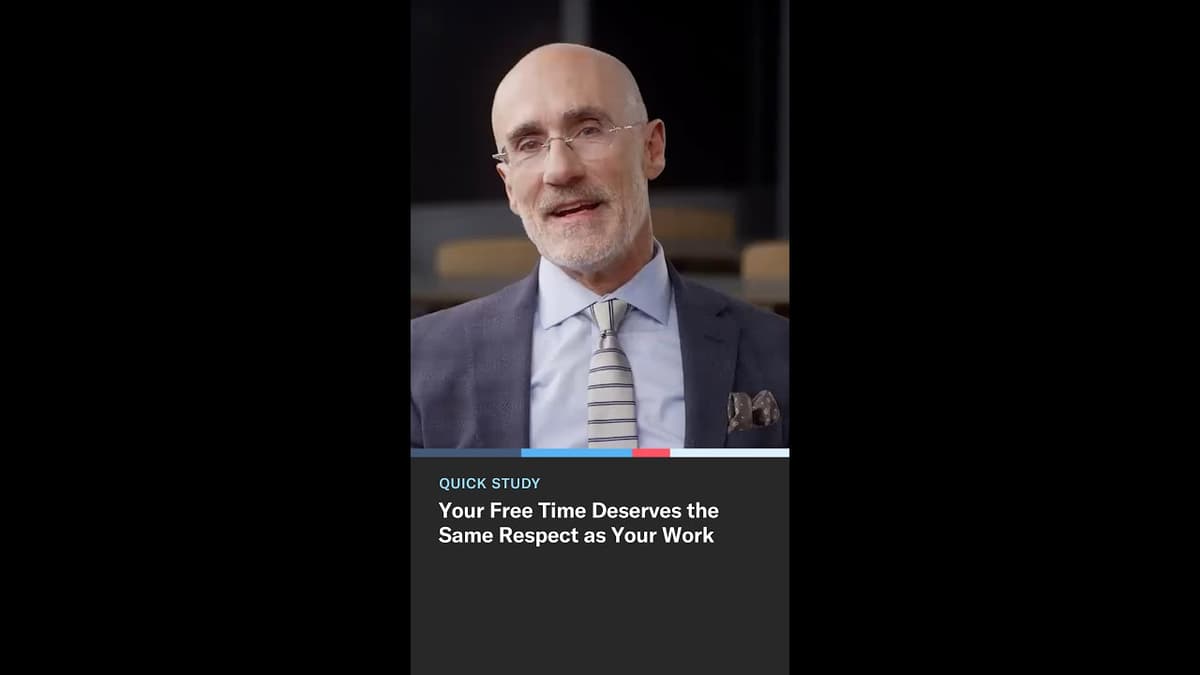 Your Free Time Deserves the Same Respect as Your Work