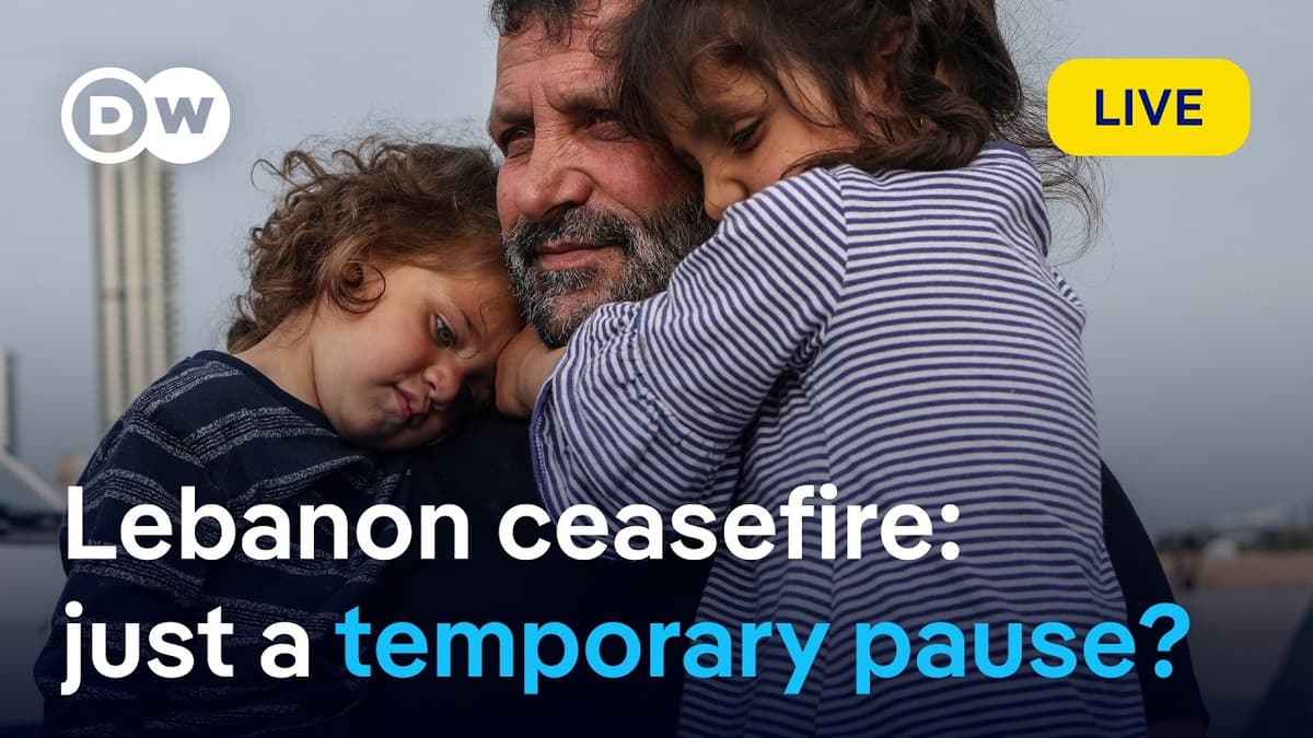 LIVE: Ceasefire or Countdown? What the Fragile Israel–Lebanon Truce Means | DW News