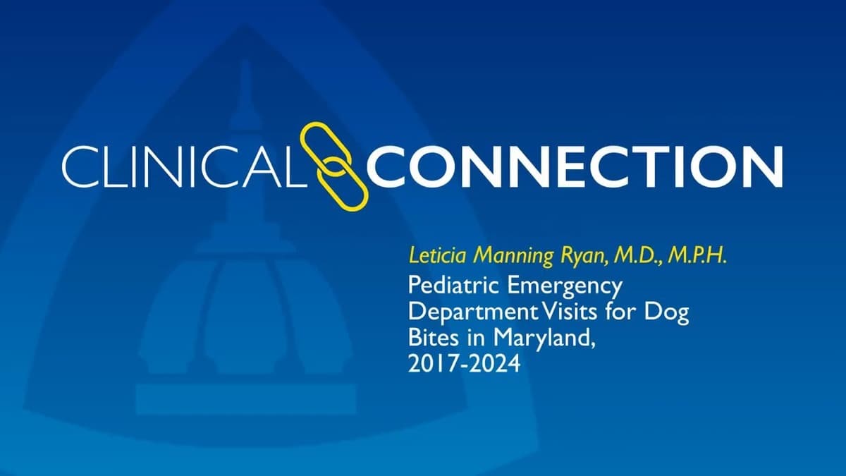 Pediatric Emergency Department Visits for Dog Bites in Maryland, 2017–2024