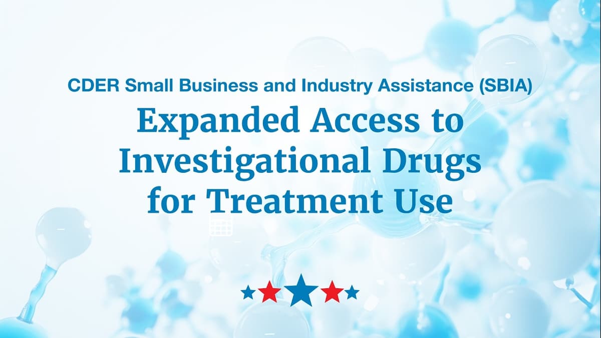 Expanded Access to Investigational Drugs for Treatment Use - Questions and Answers