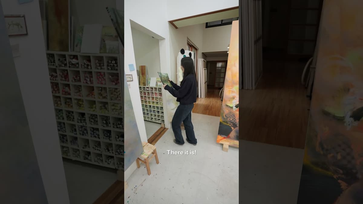 Inside This Painting-Filled Studio
