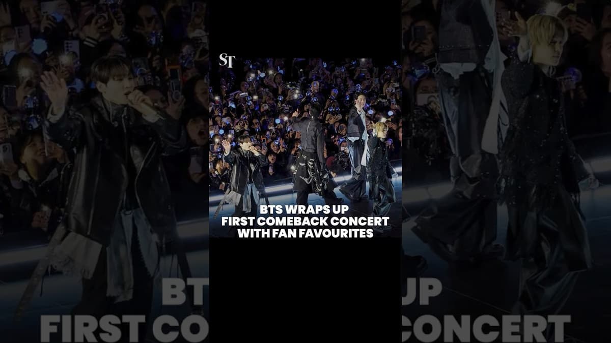 BTS Wraps up First Comeback Concert with Fan Favourites