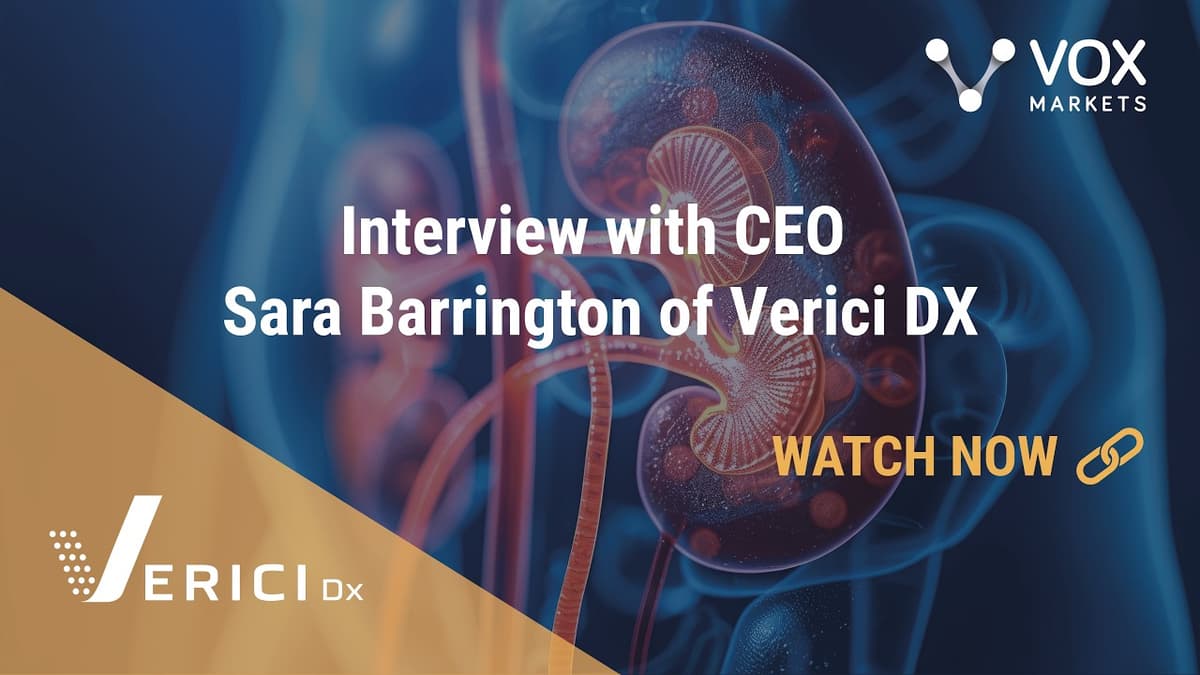Interview with CEO Sara Barrington of Verici DX
