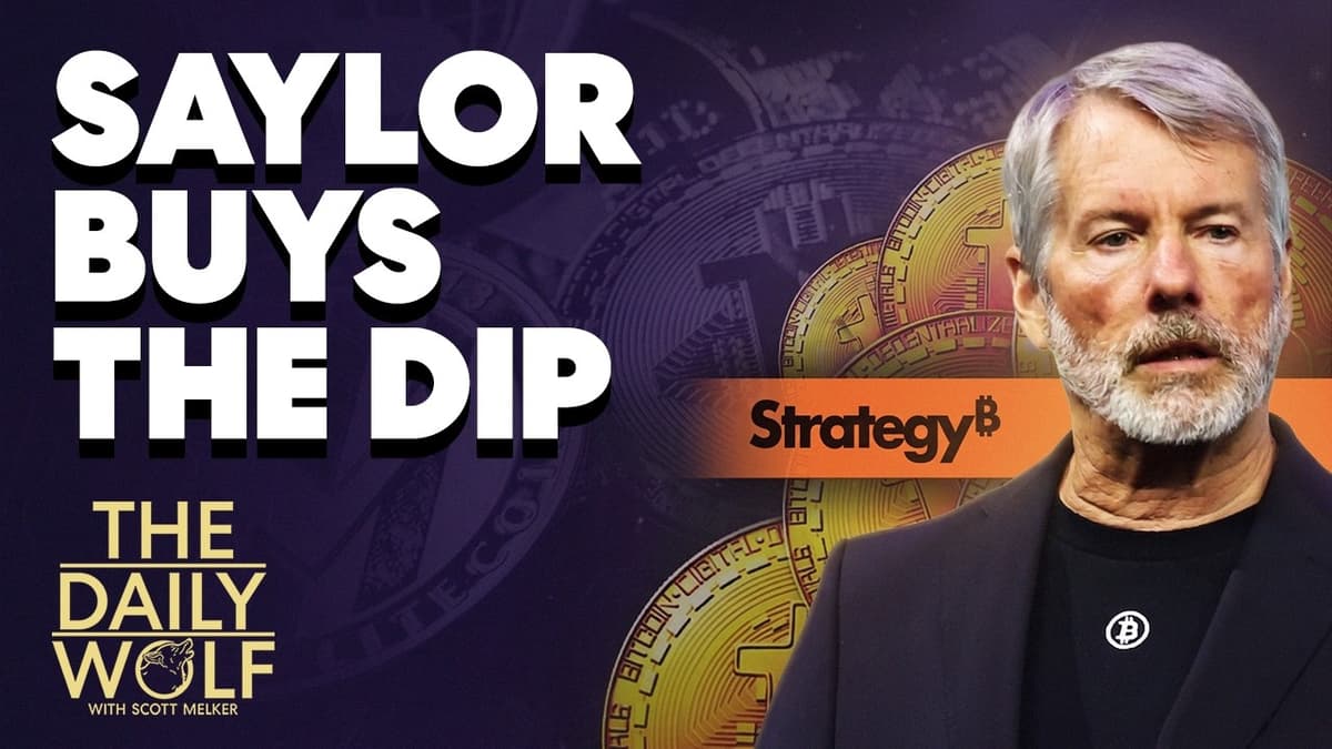 The Market Panicked. Saylor Bought More Bitcoin.