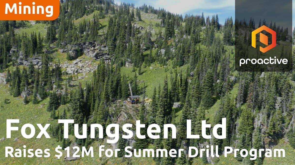 Fox Tungsten Raises $12M to Expand Resource and Advance Exploration
